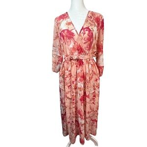 Stella & Julie Floral Wrap Dress